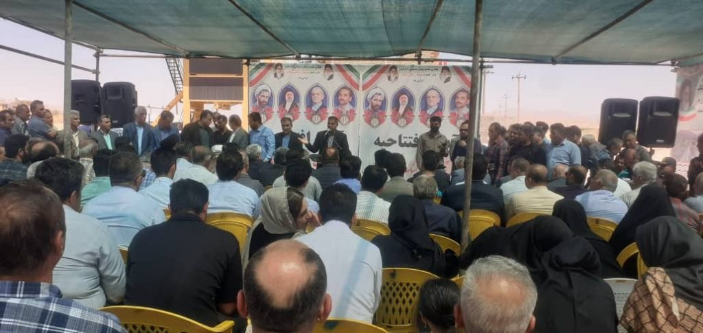 بهره برداری از دو طرح عمرانی در باغملک