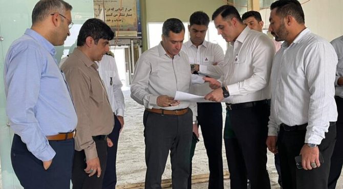 آغاز فاز دوم بازسازی سالن‌های فرودگاه خارگ