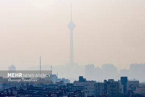 هوای تهران در وضعیت نارنجی و آلوده است