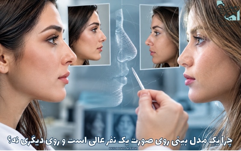 چرا یک مدل بینی روی صورت یک نفر عالی است و روی دیگری نه؟